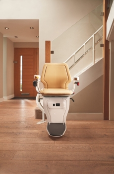 Monte escalier courbe